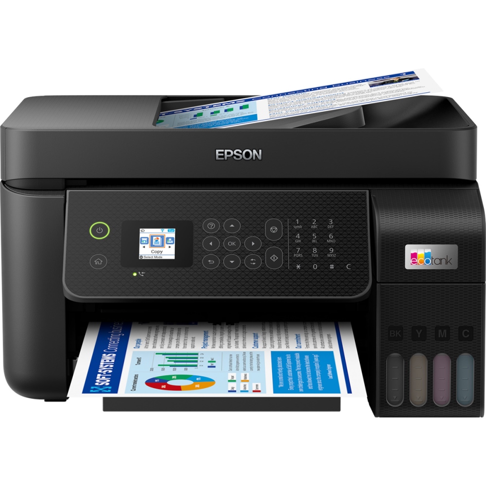 מדפסת אלחוטית משולבת Epson &lrm;EcoTank L5290
