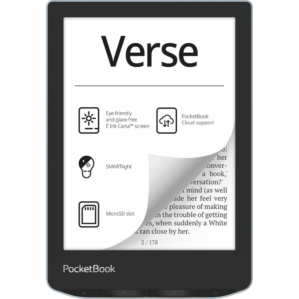 verse pb629-2-ww כחול בהיר pocketbook