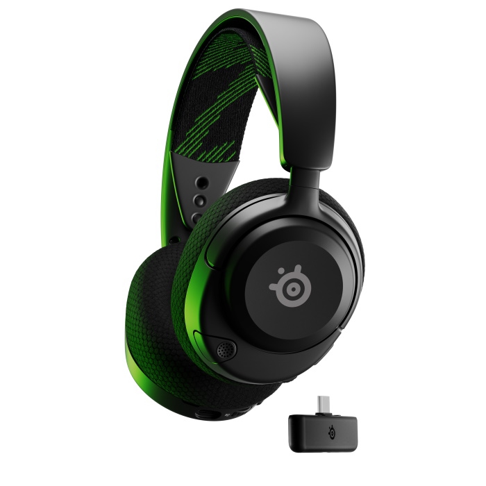 אוזניות גיימינג אלחוטיות ל-SteelSeries Xbox &lrm;Arctis Nova 4X