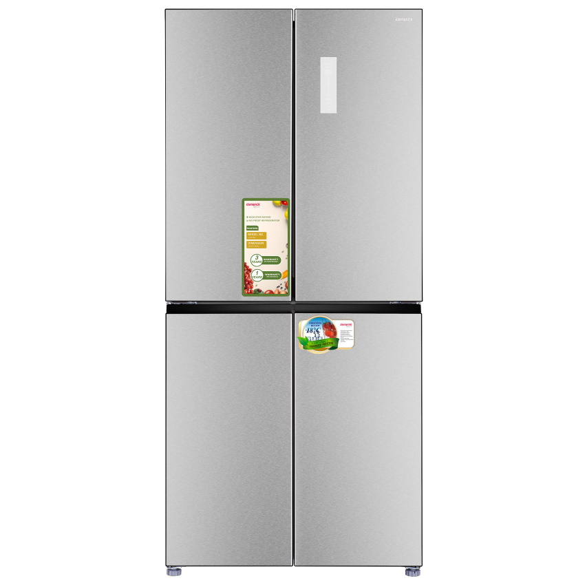מקרר 4 דלתות - 470 ליטר Aiwa &lrm;NF-6500 נירוסטה