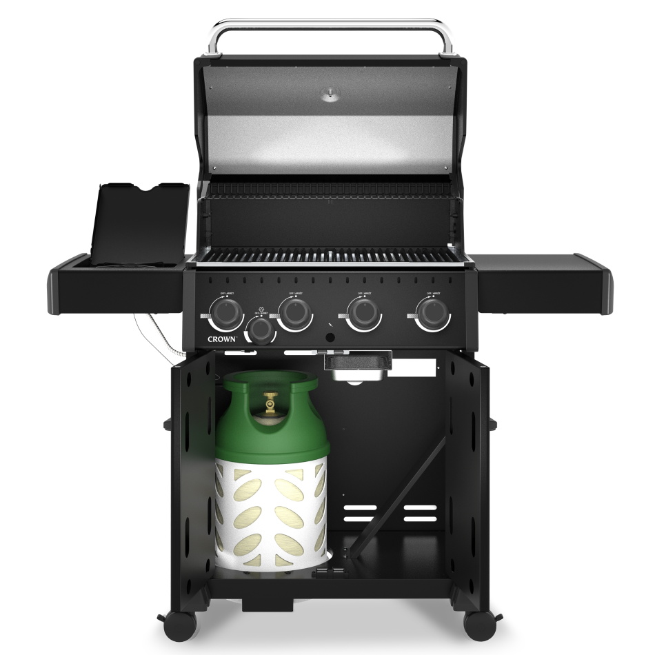 תמונה של גריל גז 4 מבערים כולל כירת צד broil king