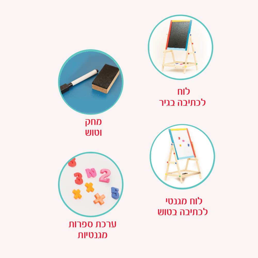 לוח רב שימושי קטן 3 ב-1 iam