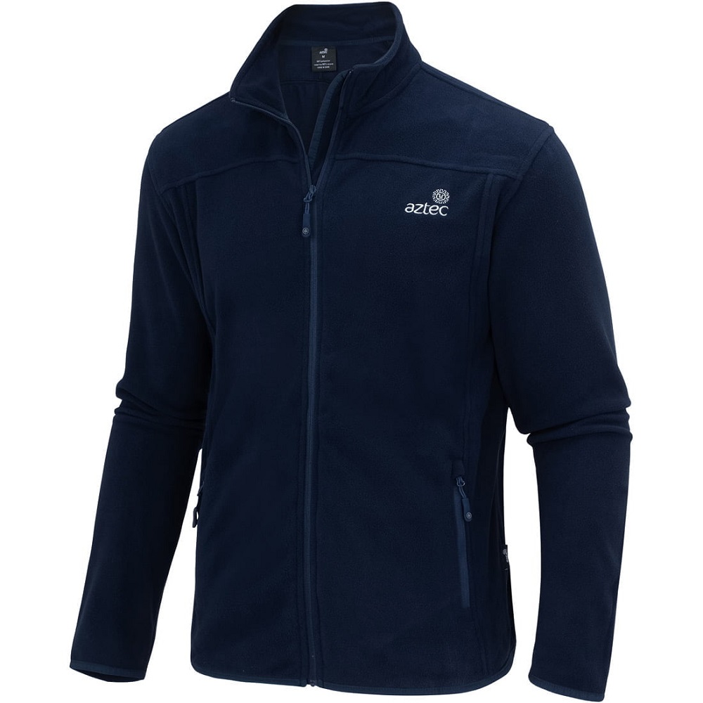 מעיל פליז לגברים Aztec &lrm;Lynx II Full Zip כחול נייבי M