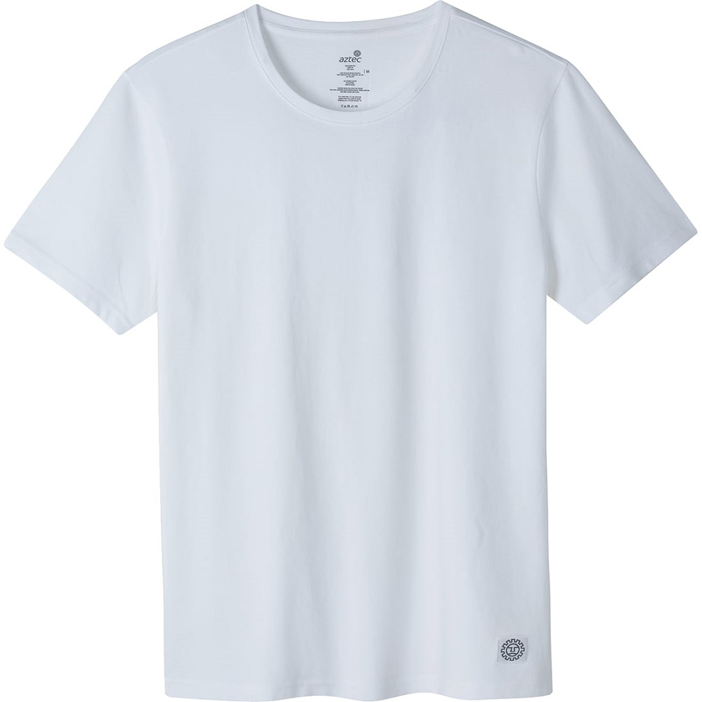 מארז 2 חולצות קצרות לגברים Aztec &lrm;Cotton T 2pk לבן L