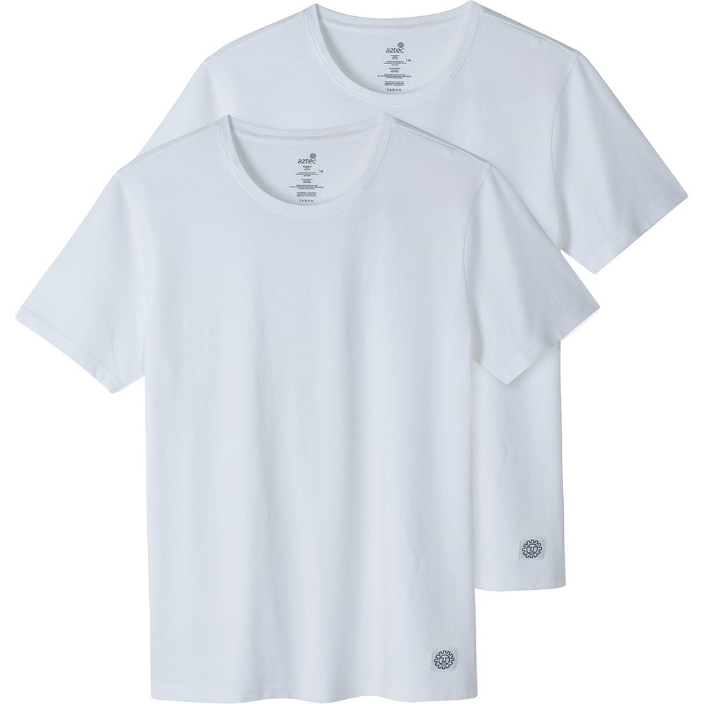 cotton t 2pk לבן xxl aztec