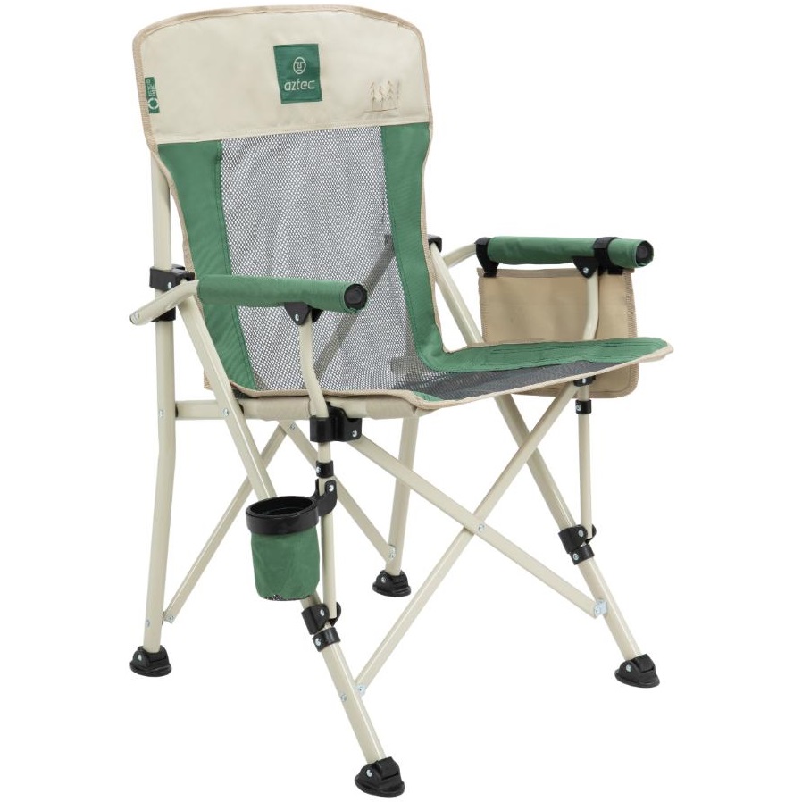 כיסא קמפינג מתקפל Aztec &lrm;Royal Camper II Eco Green/Stone