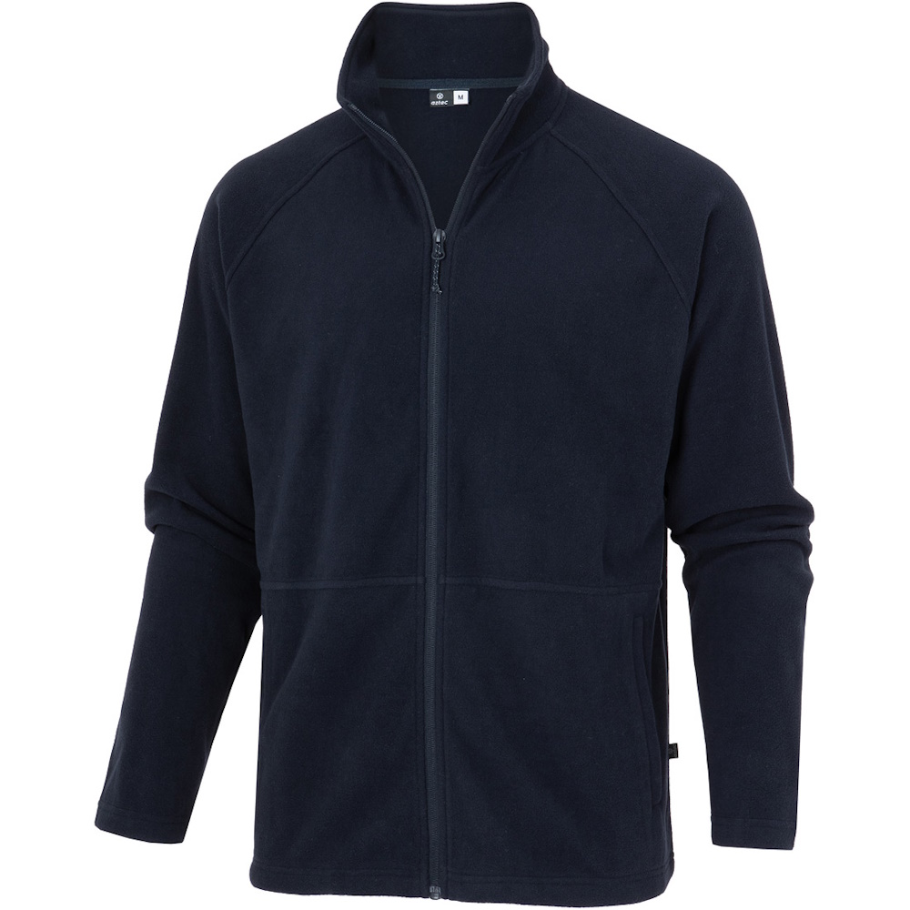 מעיל פליז לגברים Aztec &lrm;Raven Full Zip Flag כחול נייבי M