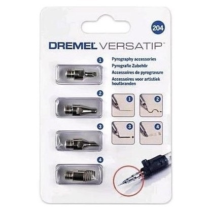 ערכת אביזרים ליצירה במלחם Dremel &lrm;204JA