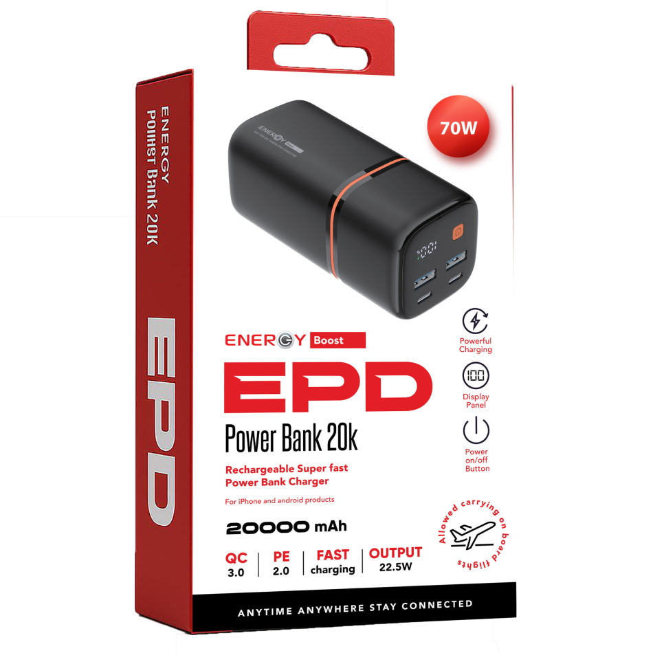 e20kpd70w שחור energy