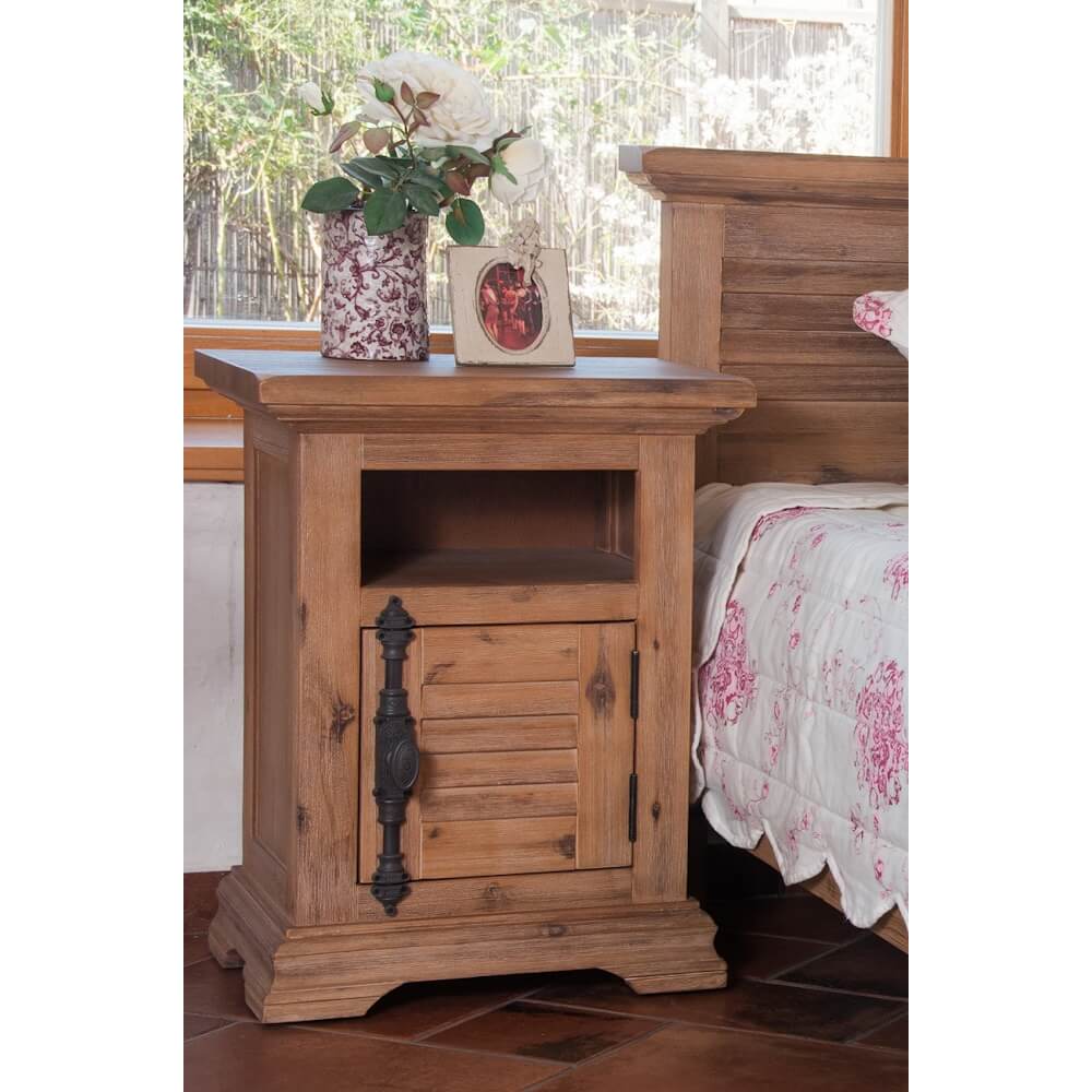 שידת לילה לצד ימין קולקציית נורמנדי Country Chic &lrm;PRO-B01-51-NCHRT