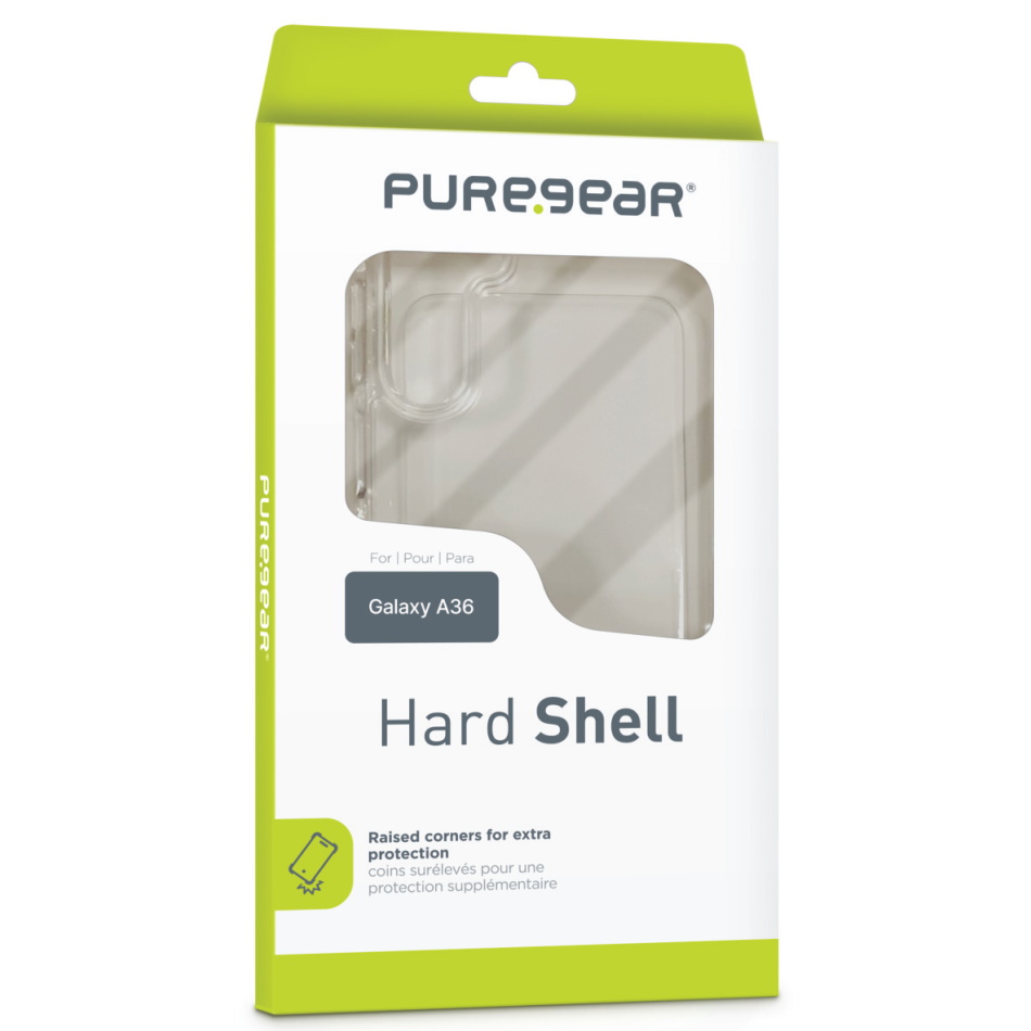 תמונה של כיסוי אחורי שקוף לגלקסי puregear a36
