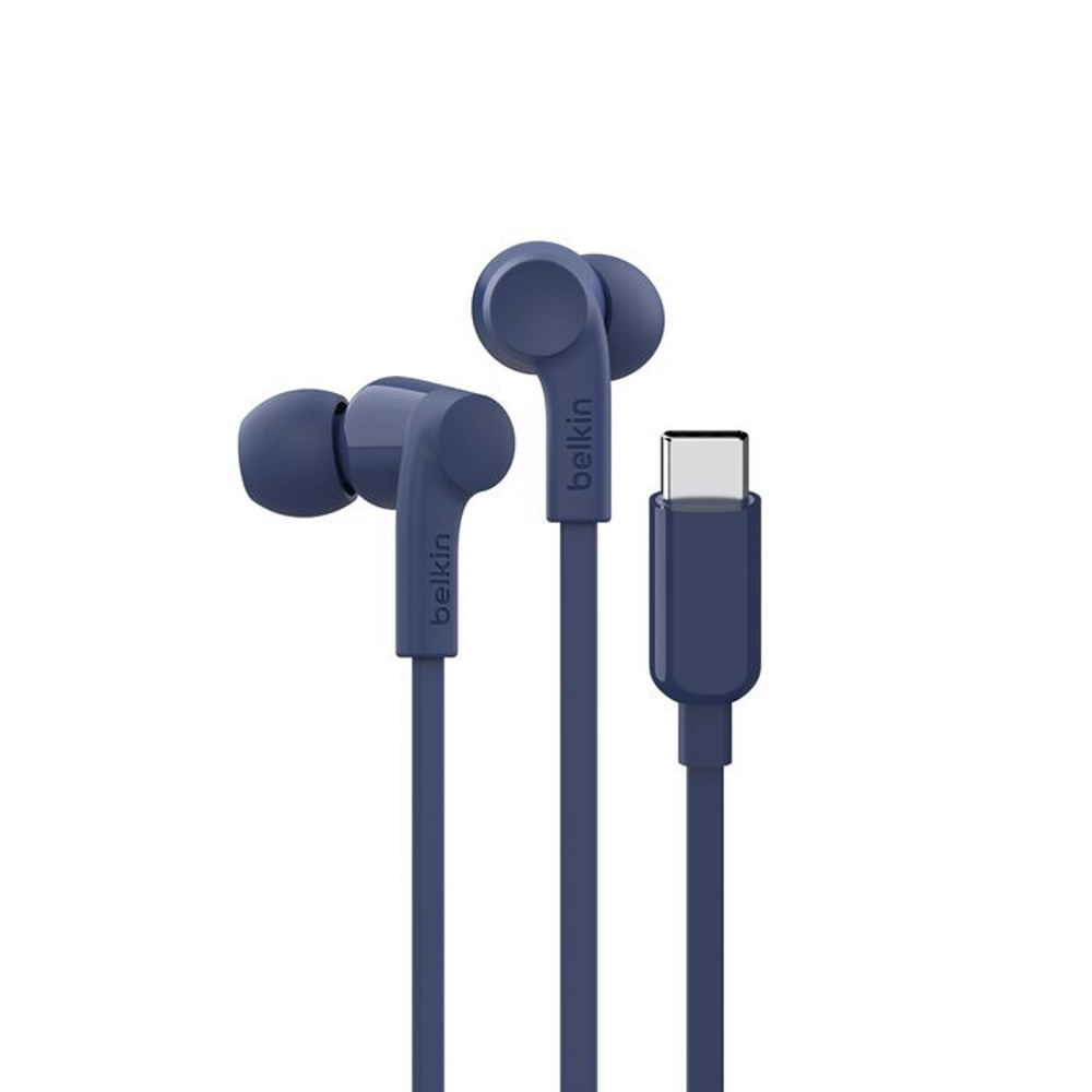 אוזניות חוטיות Belkin &lrm;SoundForm כחול