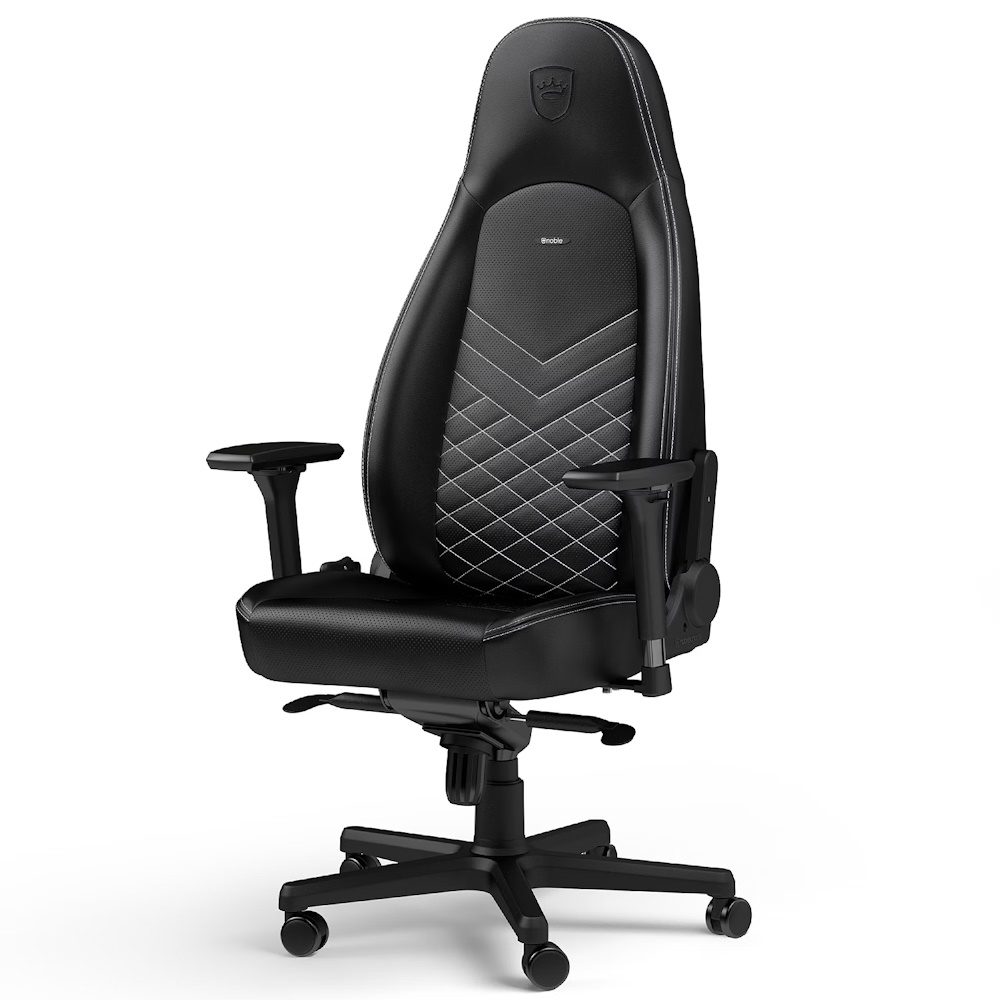 icon black/platinum white noblechairs