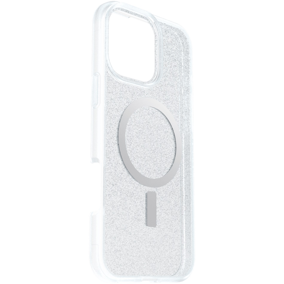 react magsafe-iphone 16 pro max שקוף מנצנץ otterbox