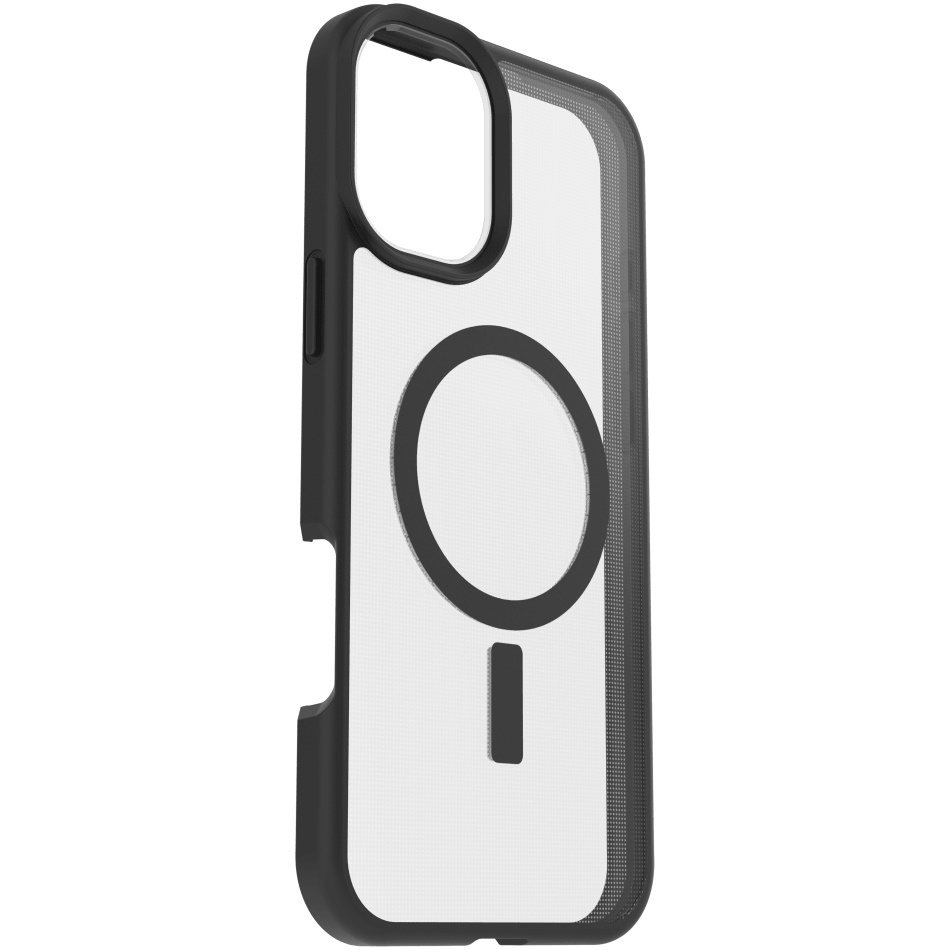 react magsafe-iphone 16 plus שקוף שחור otterbox