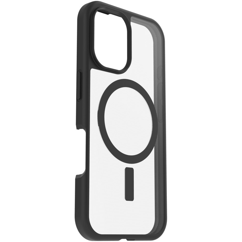 react magsafe-iphone 16 שקוף שחור otterbox