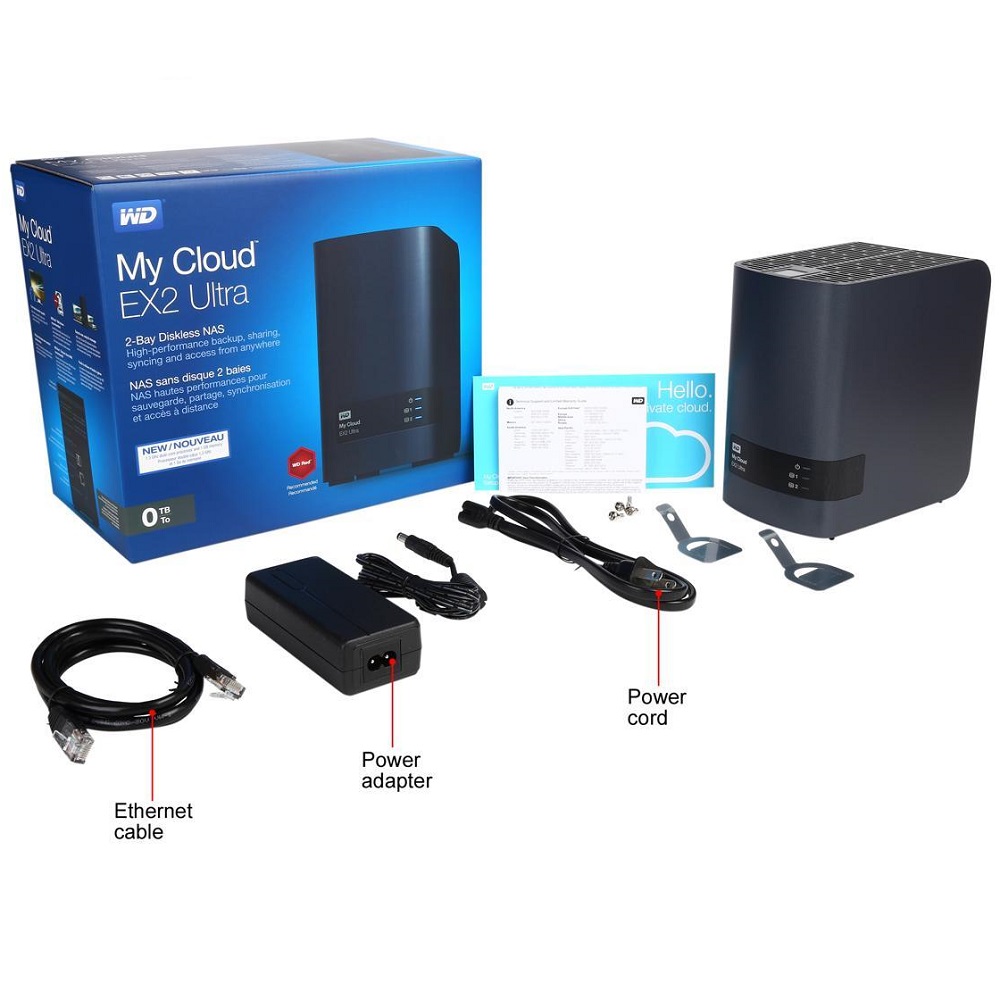 שרת אחסון nas ללא כוננים western digital