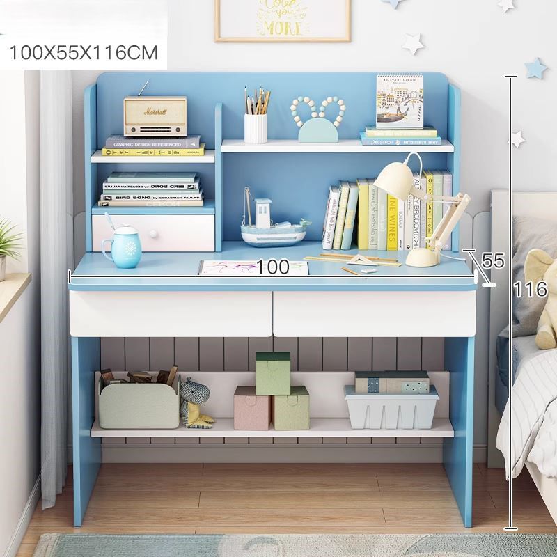 שולחן כתיבה משולב ספרייה - 100 ס