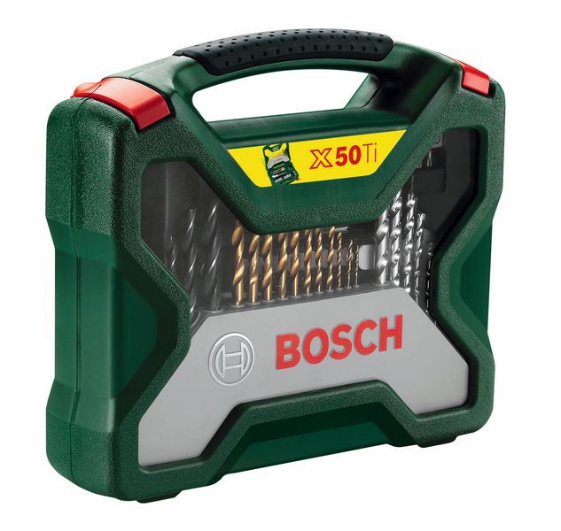 סט מקדחים וביטים 50 חלקים bosch