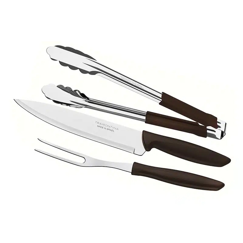 סט 3 חלקים לגריל Tramontina &lrm;Plenus BBQ Set 3PC