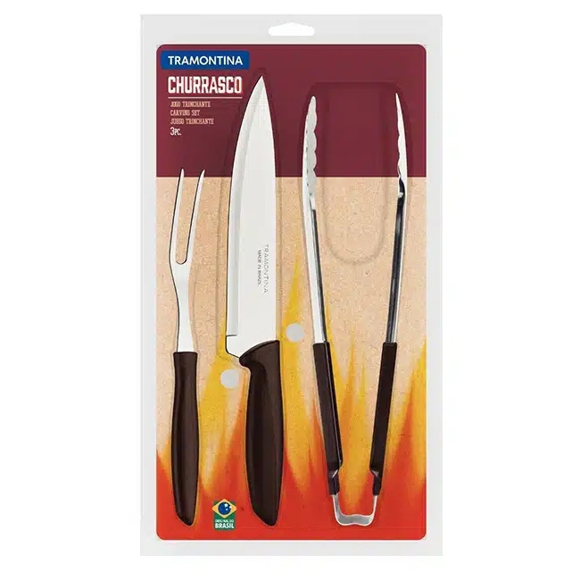 plenus bbq set 3pc tramontina