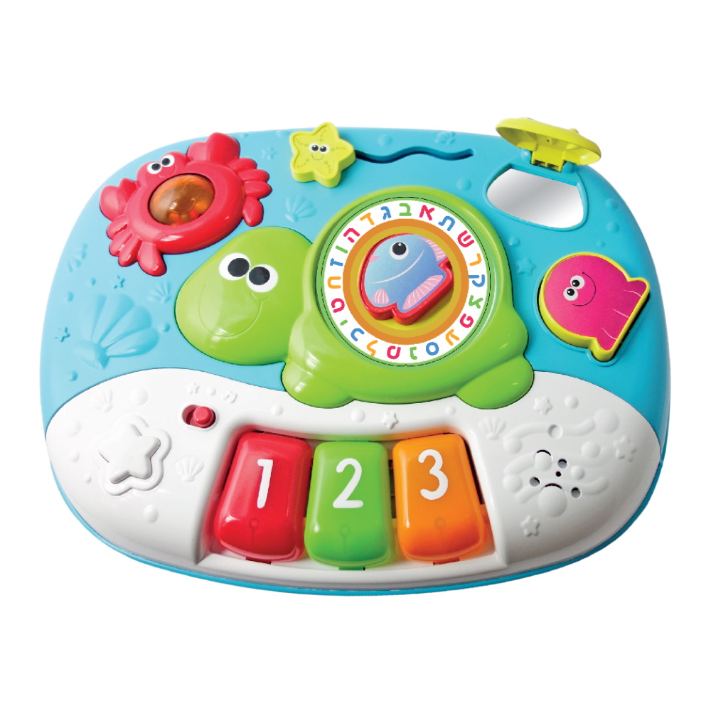 שולחן פעילות ופעלולון למיטה 2 ב-1 winfun