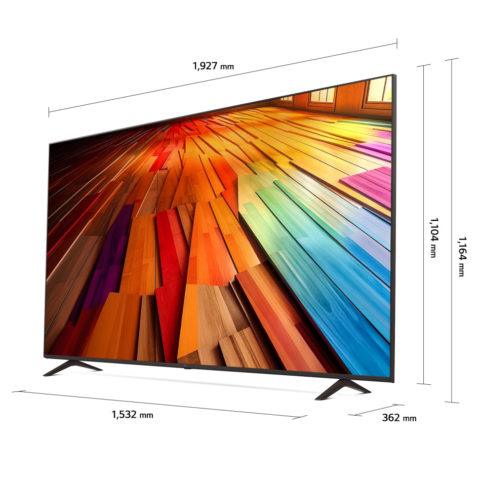 טלוויזיה חכמה 86 lg uhd 4k
