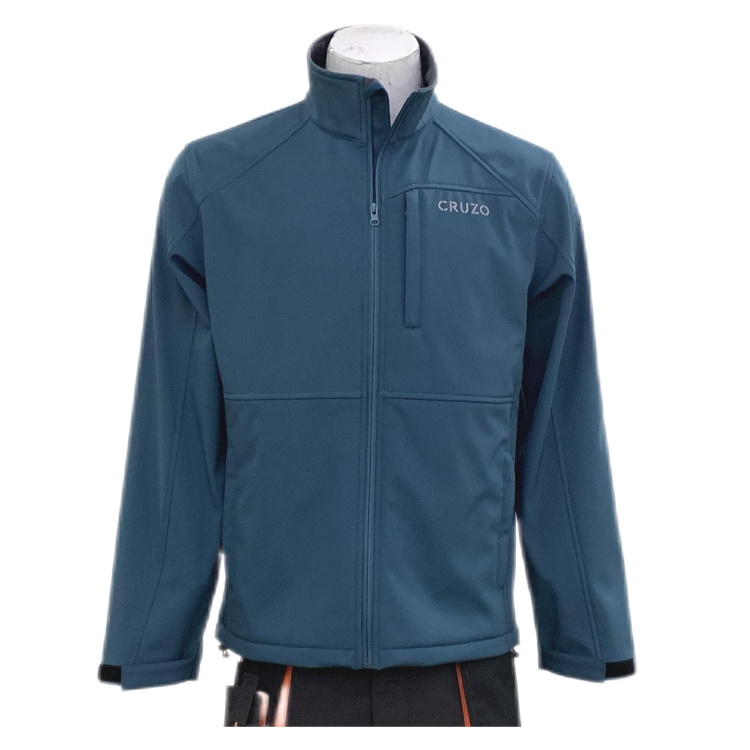 מעיל לגברים מבודד קור ואטום לרוח ומים Cruzo &lrm;Softshell כחול M