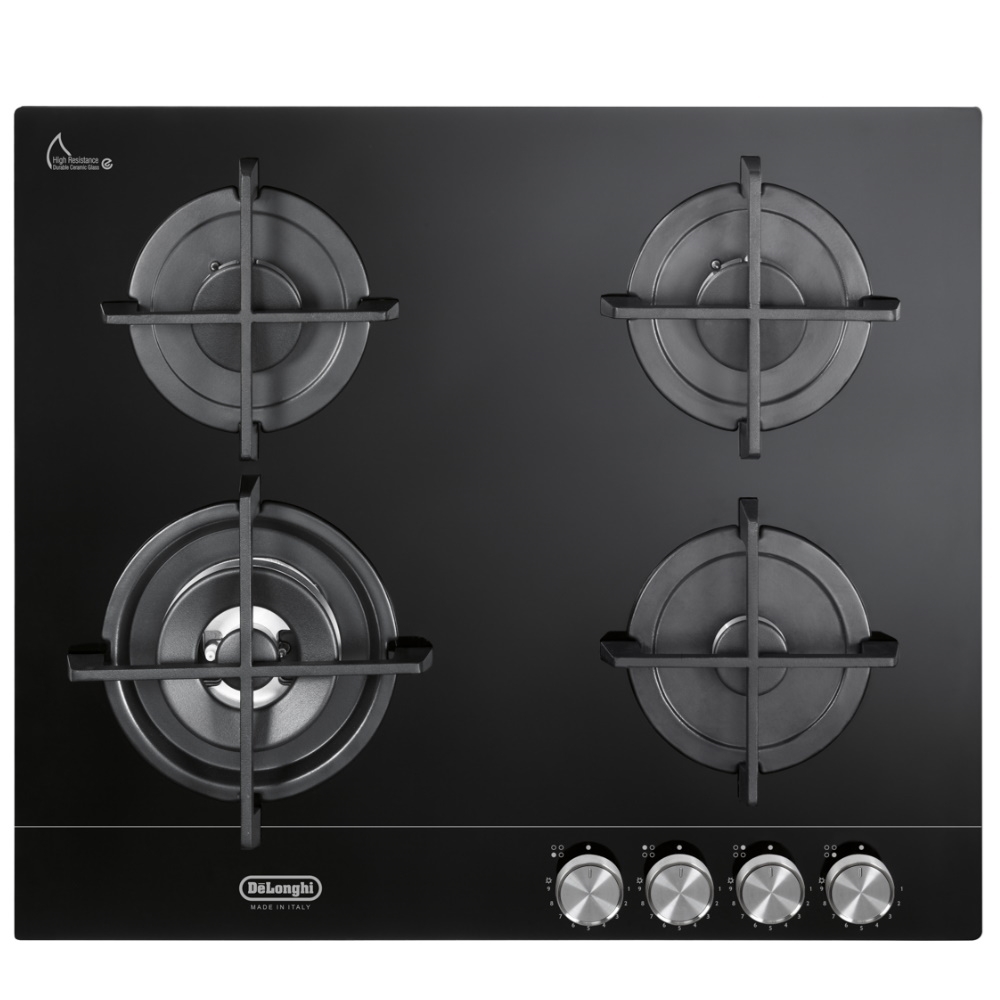 כיריים גז 4 להבות Delonghi &lrm;DGH4160GN