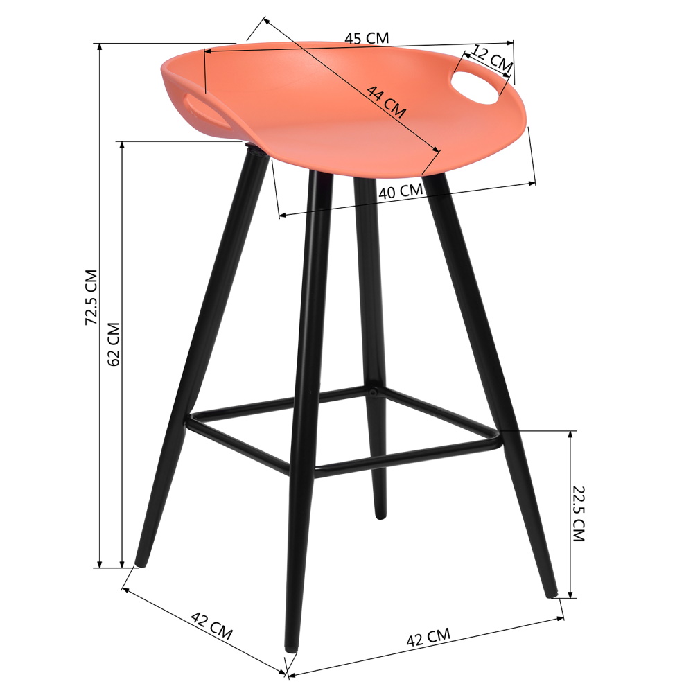 כסא בר מעוצב homax