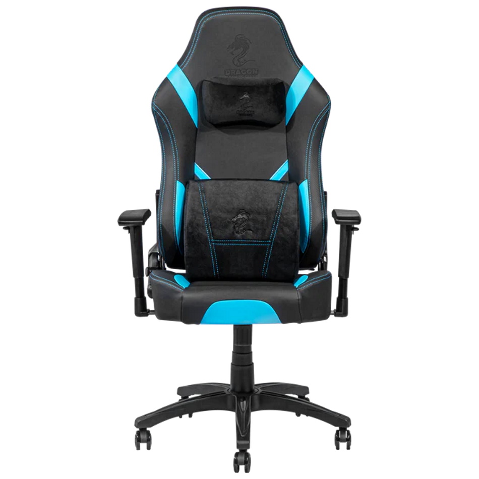 כסא גיימינג מעוצב Dragon &lrm;GTM Chair Magnet DLX כחול משולב שחור
