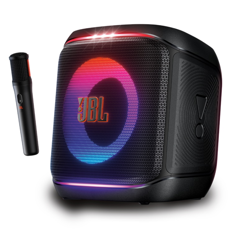 רמקול בידורית נייד כולל מיקרופון אלחוטי JBL &lrm;Encore 2 Party Box שחור