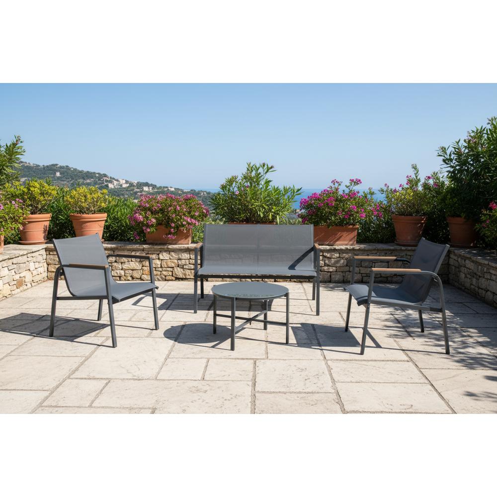 מערכת ישיבה לגינה 2+1+1 ושולחן תואם australia garden
