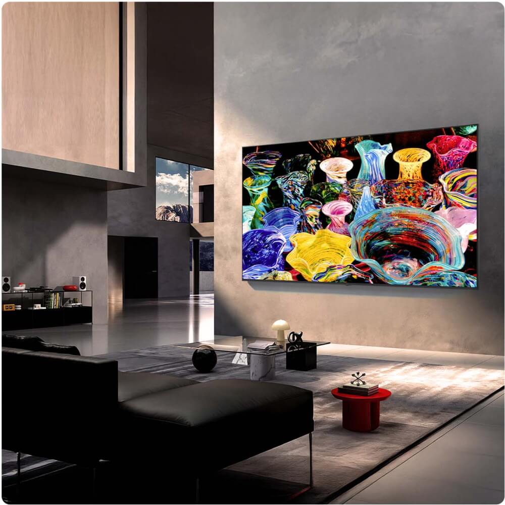 טלוויזיה חכמה 86 lg  4k mini rgb