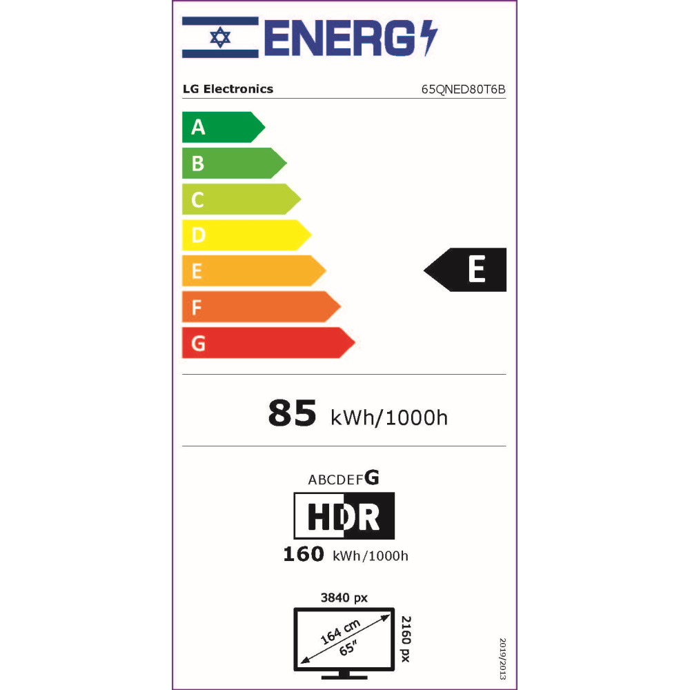 תווית אנרגיה - 65qned80t6b lg