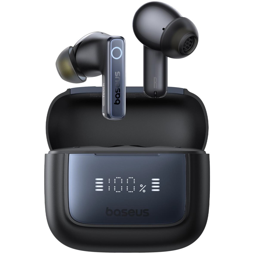 אוזניות TWS אלחוטיות Baseus &lrm;Bowie 35 True Wireless Earphones שחור