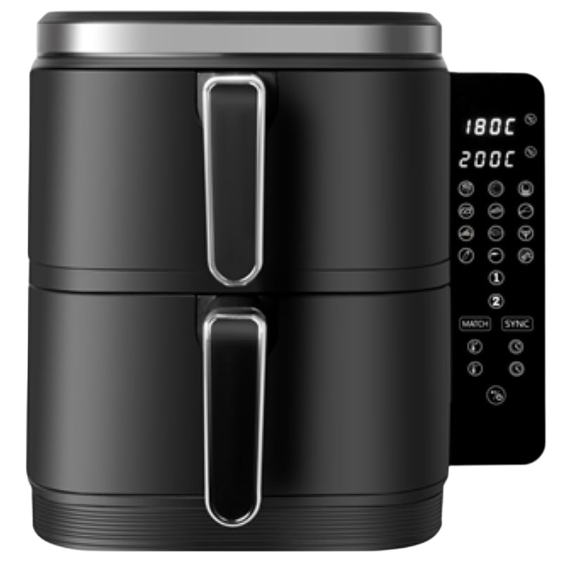 סיר טיגון דיגיטלי דו תאי ללא שמן 11/5.5 ליטר schneider