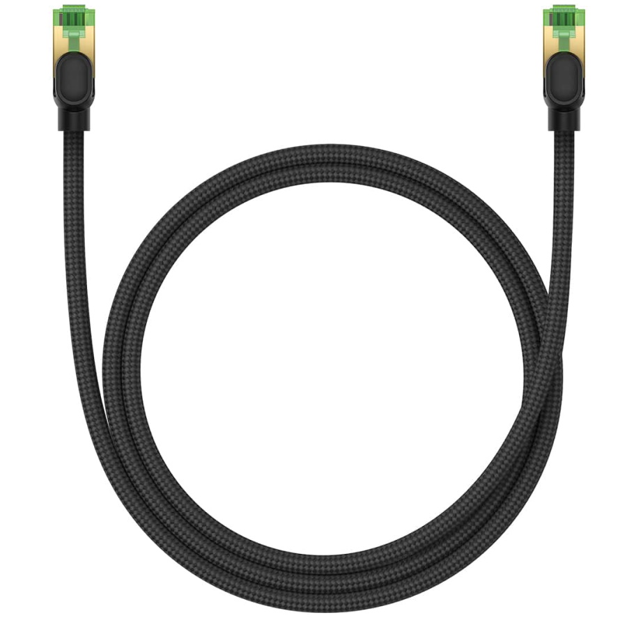 כבל רשת CAT8 באורך 2 מטרים Baseus &lrm;High Speed CAT8 40Gigabit Ethernet Cable 2M
