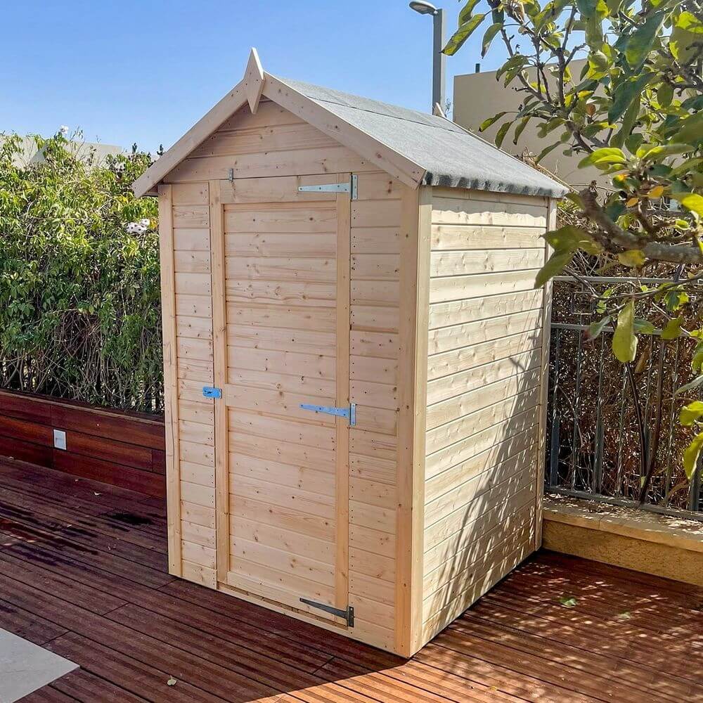 מחסן עץ לגינה GardenX &lrm;סיטי 44