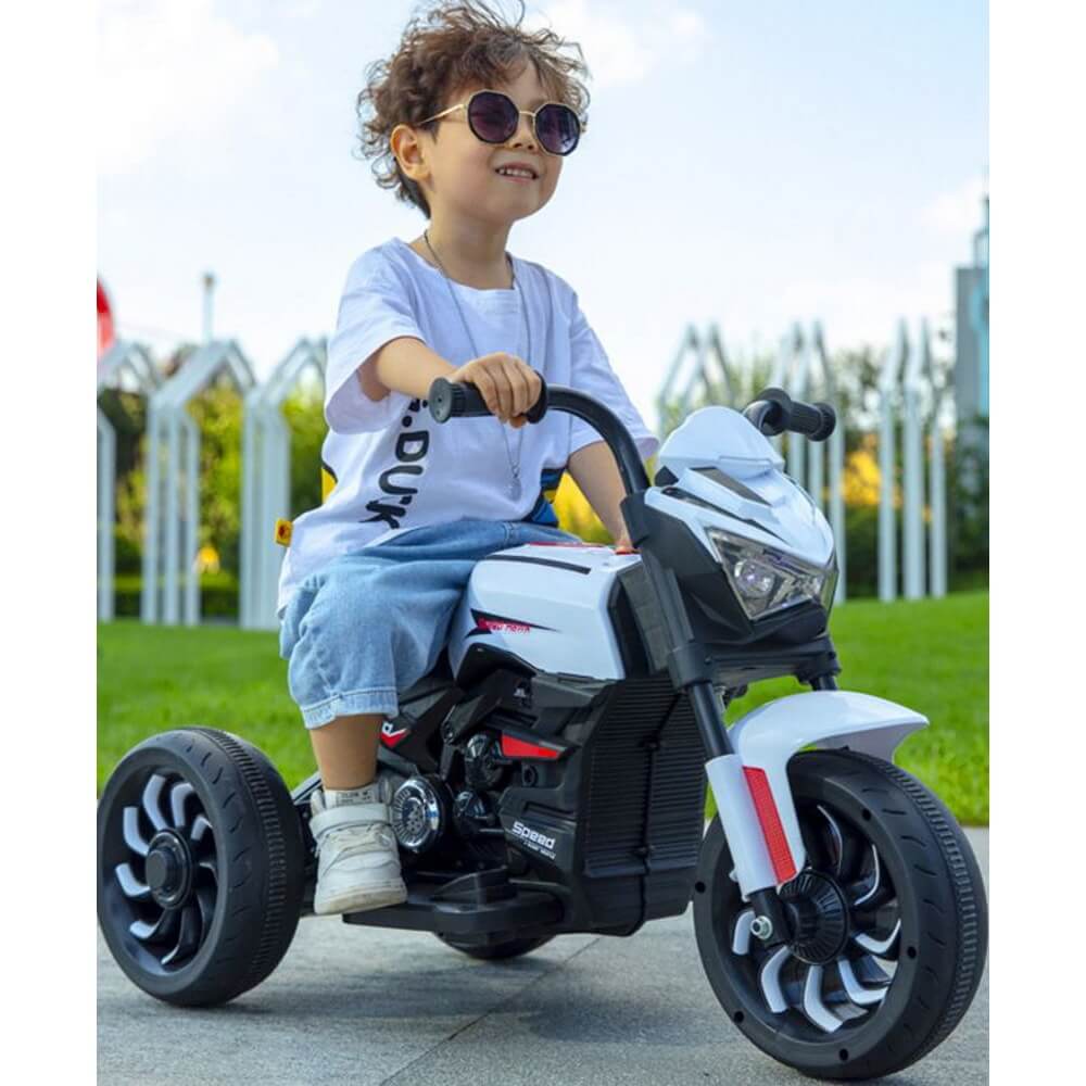 אופנוע חשמלי לילדים rosso italy 6v
