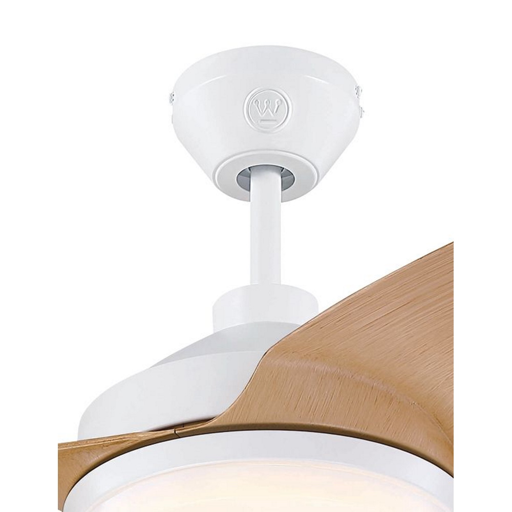 מאוורר תקרה 52 כולל שלט ותאורת westinghouse 36w led
