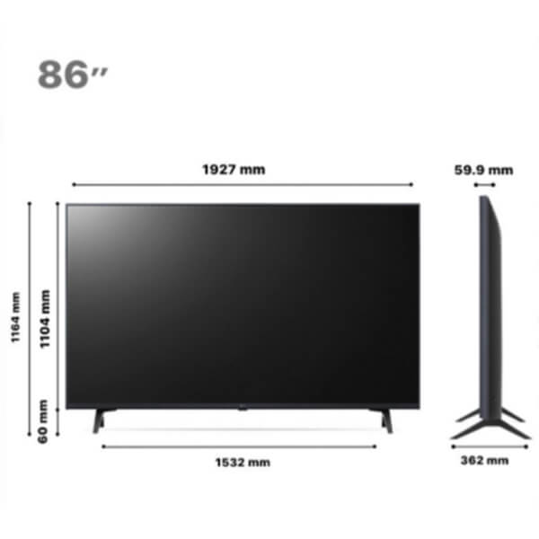 טלוויזיה חכמה 86 lg