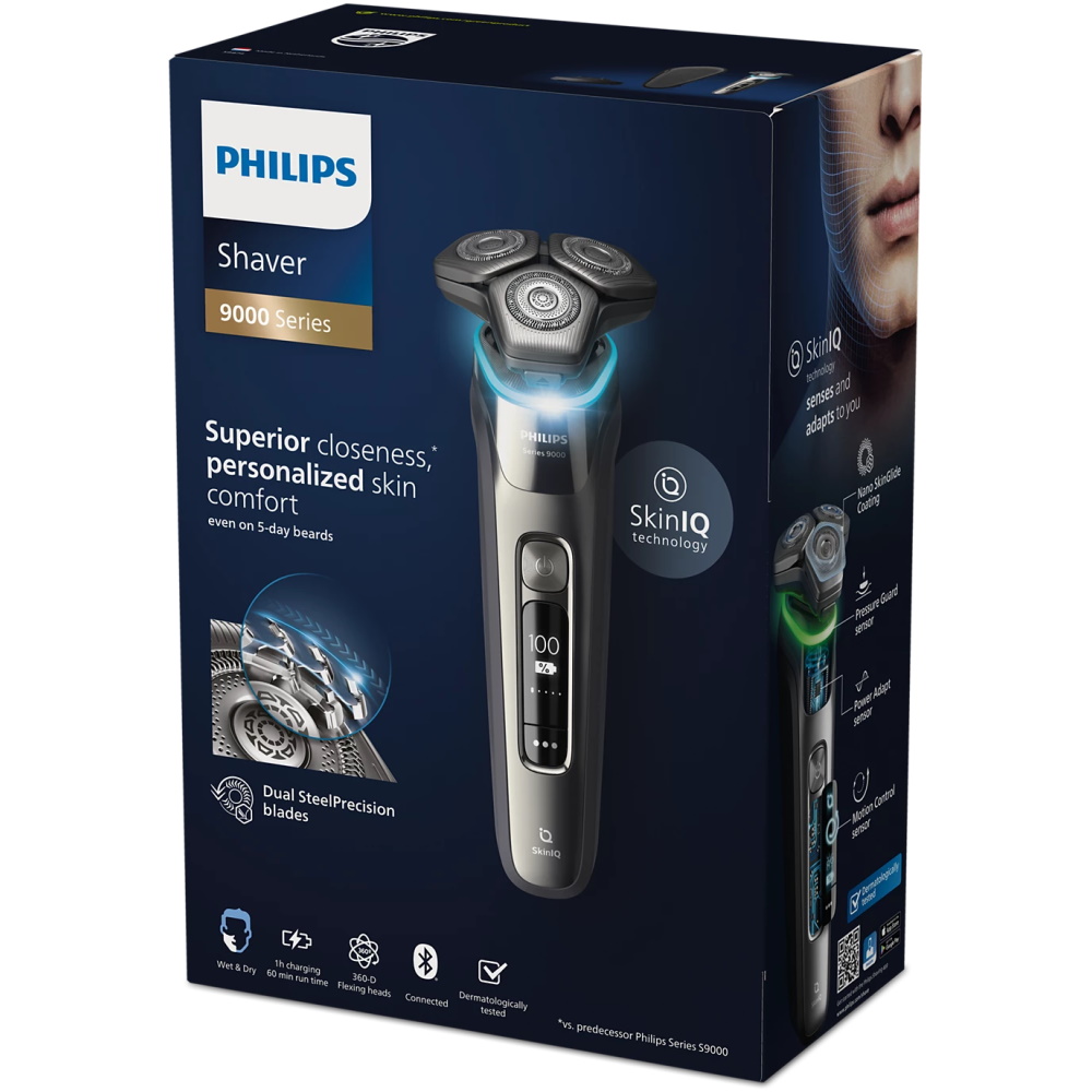 מכונת גילוח נטענת יבש/רטוב philips