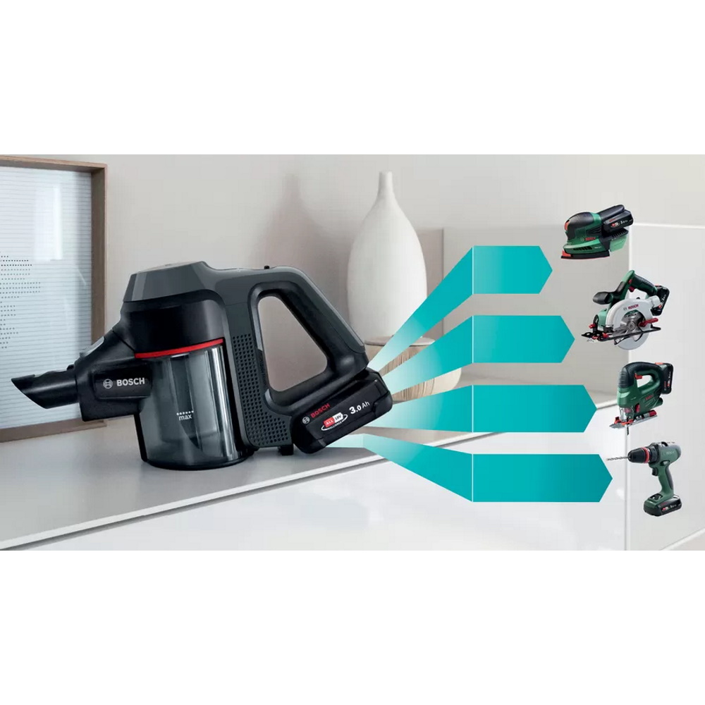 שואב אבק ידני אלחוטי - כולל מוט גמיש bosch