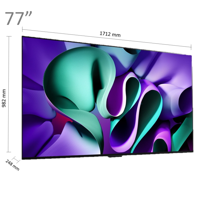 טלוויזיה חכמה אלחוטית כולל משדר 77 lg oled