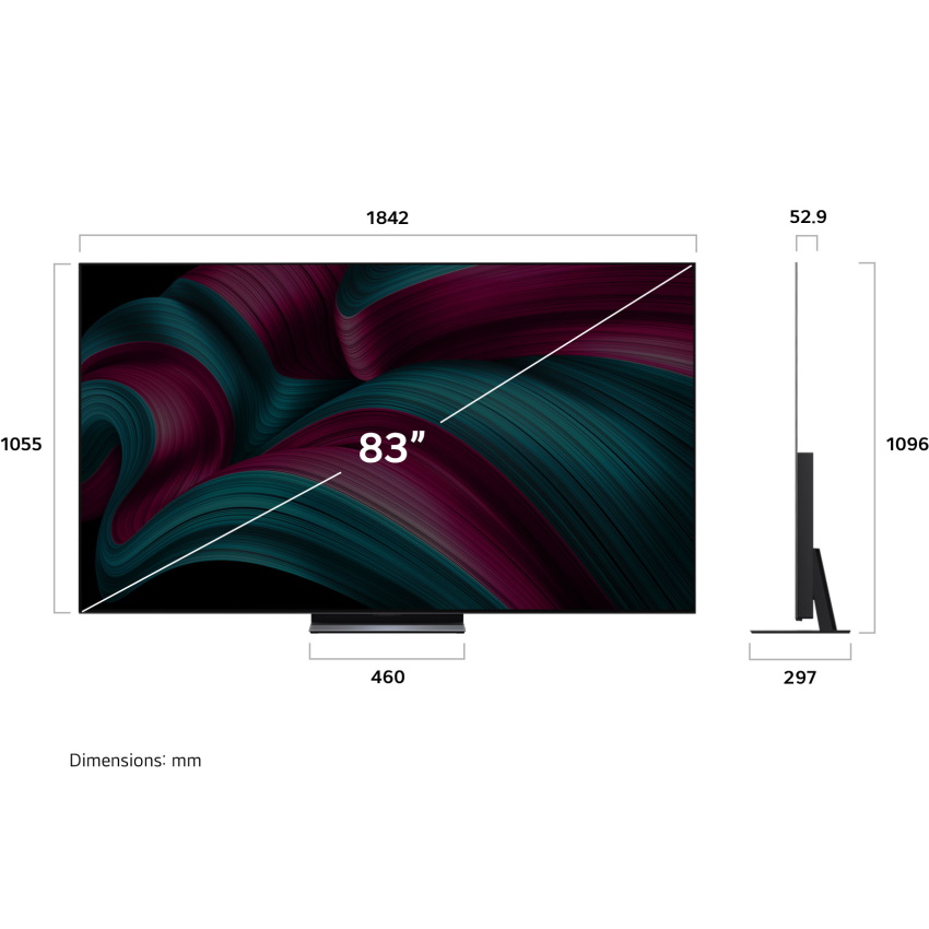 טלוויזיה חכמה 83 lg 4k oled