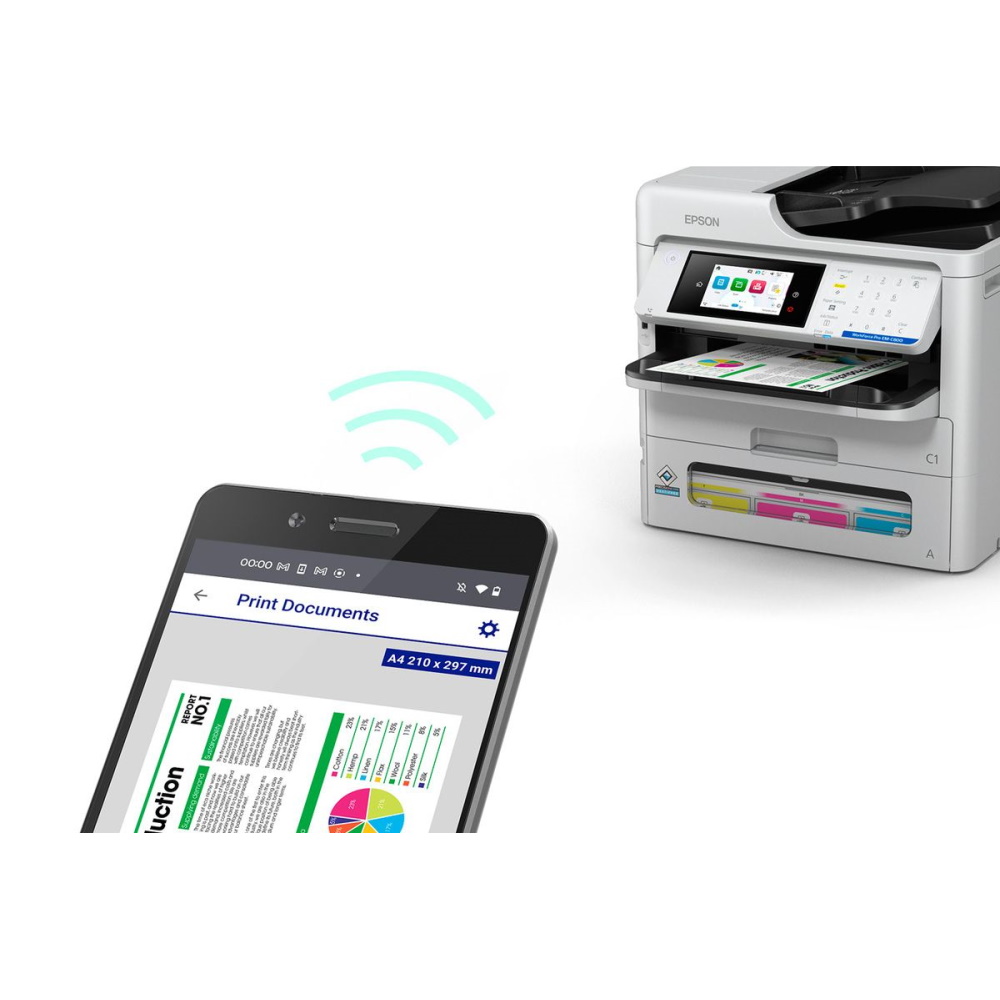 תמונה של מדפסת הזרקת דיו משולבת epson