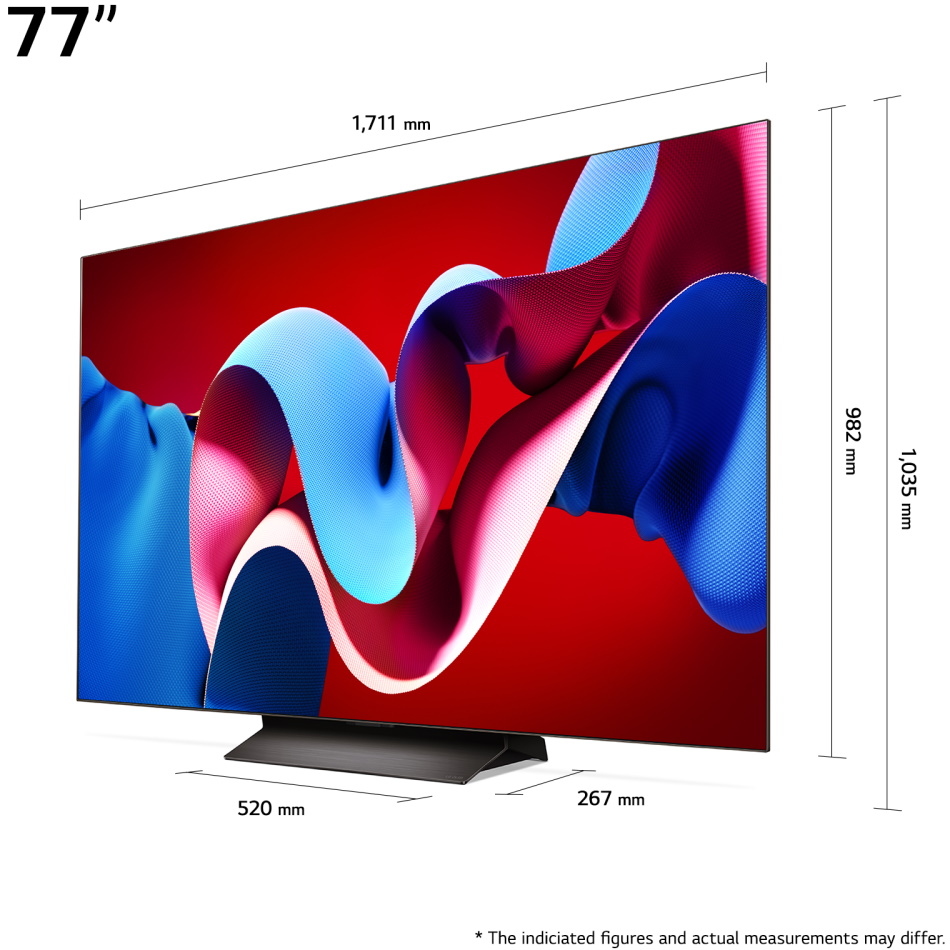 טלוויזיה חכמה 77 lg oled