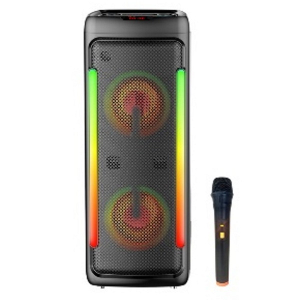 בידורית ניידת 35W כולל שלט ומיקרופון אלחוטי O8K &lrm;BT-8211