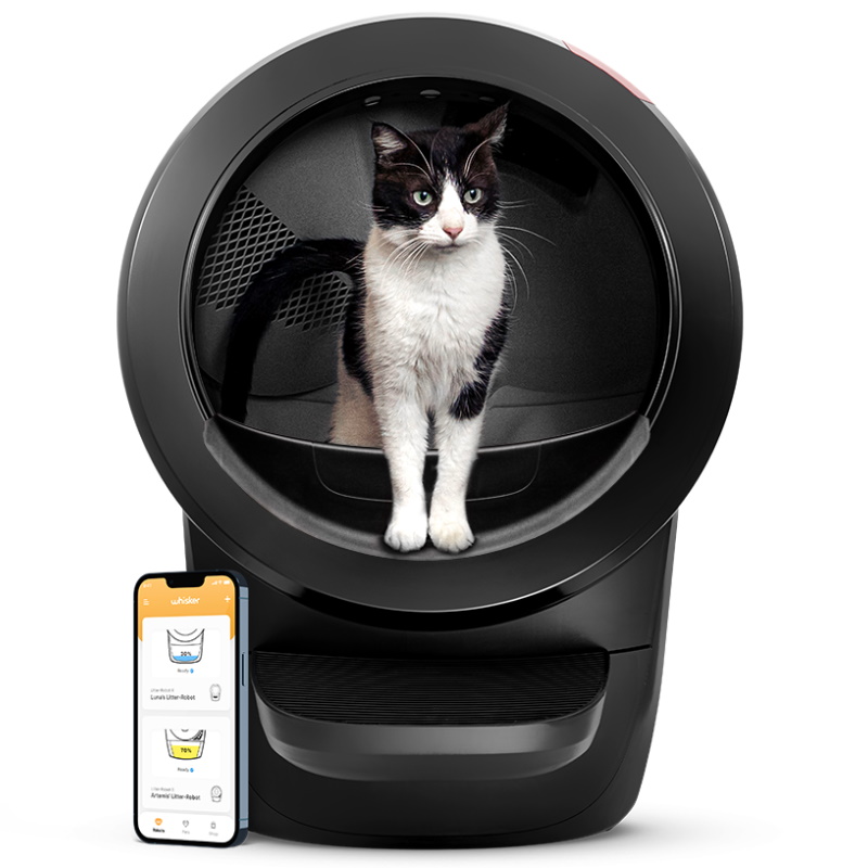סרטון - שירותים רובוטים לחתולים litter robot  ליטר רובוט  litter robot 4 שחור
